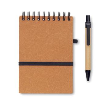 NOTIE Recyceltes Notizbuch-Set Braun