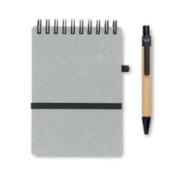 NOTIE Recyceltes Notizbuch-Set Grau