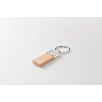 LLAVING Key ring with rubber wood Timber