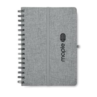 STRATA A5 notebook with phone holder Convoy grey