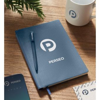 NOTA A5 PU notebook with pen Navy