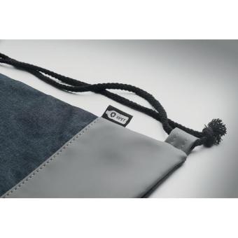 LIBAG RPET PU drawstring bag 2 tone Navy