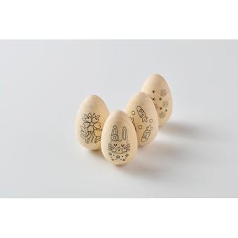 EISET Malset Holz-Ostereier Holz
