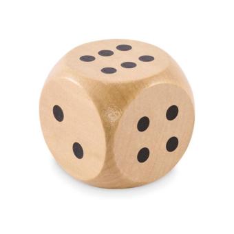 DADO Schima wooden dice 5cm dia Timber