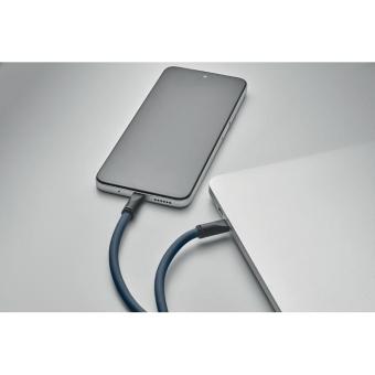 COCHARGE 60W charging and data lanyard Navy