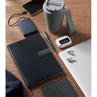 TREZE DIN A5 Notizbuch PU Schwarz