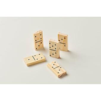 DOMI&CARDS Domino- und Spielkarten-Set Holz