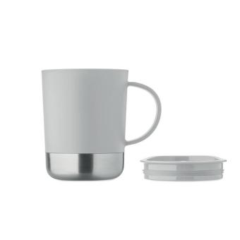BEAKER Single wall mug 300ml Convoy grey