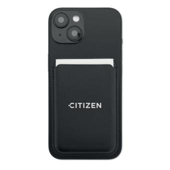 KARTA Magnetic credit card holder Black