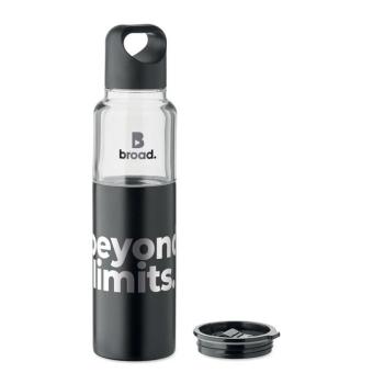 DUALUSE 2in1 Flasche 610ml Schwarz
