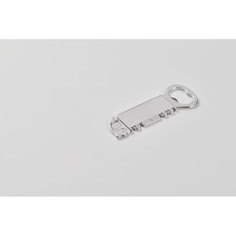 MYTRUCK Truck shape bottle opener Flat silver