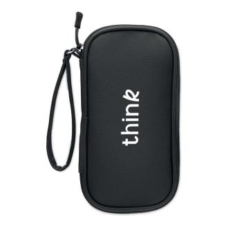 ALLTHERE Tech organiser pouch 600D RPET Black