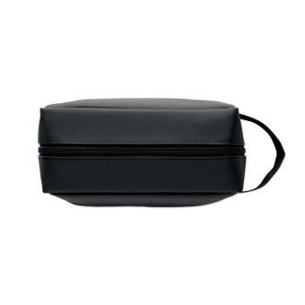 DOPPKIT Toiletry bag in 600D RPET Black