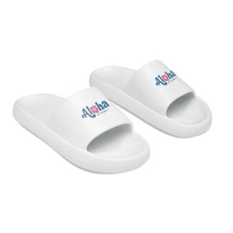EVASLIDE Unisex EVA sliders size 40/41 White