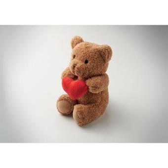SNUGGLE Teddybär mit Herz 23cm Rot