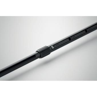 NOLE ONE Teleskop-Wanderstock Schwarz