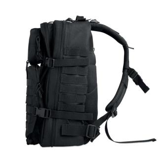 CARRYCONFI Outdoor-Rucksack 600D RPET Schwarz