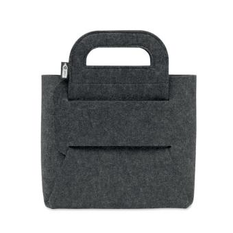 FIALAN Foldable RPET felt basket Stone