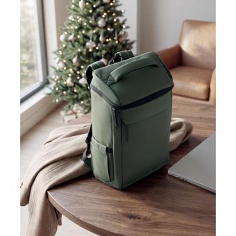 BOULDER 15" PU Laptop-Rucksack Dunkelgrün