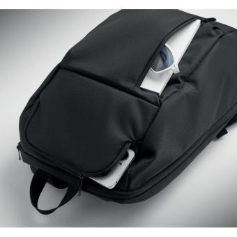 DOHA 15" RPET Laptop-Rucksack 15L Schwarz
