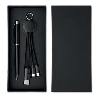 INTWOS 2 piece gift set in box Black