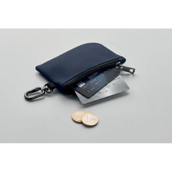 GUARDO PU key case wallet w/carabiner Navy