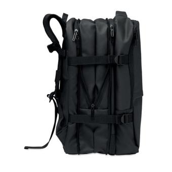 XJUST Erweiterbarer RPET-Rucksack Schwarz