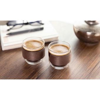 BOGOTA SET Coffee glass set walnut grip Timber