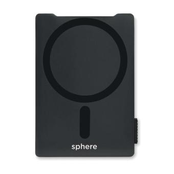 MACARD Magnetic cardholder & stand Black