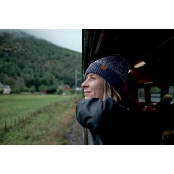 PUNTOS Beanie mit Bündchen Blau