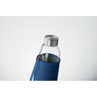 UTAH DENIM Trinkflasche Glas 500ml Blau