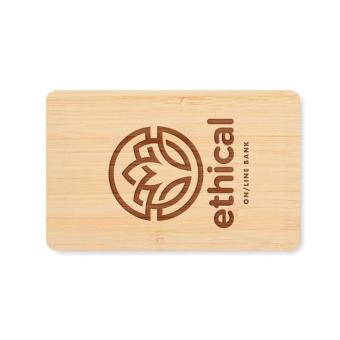CUSTOS + RFID card in bamboo material Timber