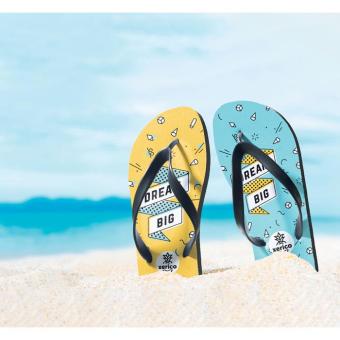 DO MEL Sublimation beach slippers Black