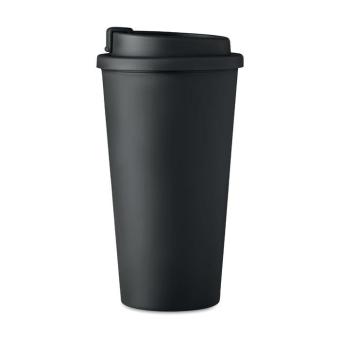 TUESDAY Doppelwandiger Becher 450ml Schwarz