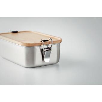 SONABOX Lunchbox Edelstahl Holz