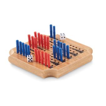 COASTGAME 4-piece coaster game set Timber