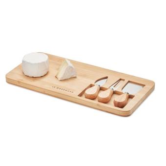 GLENAVY Bamboo Cheese board set Timber