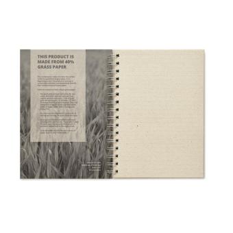 GRASS BOOK A5 grass notebook 80 lined Fawn