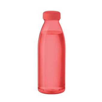SPRING RPET bottle 500ml Transparent red