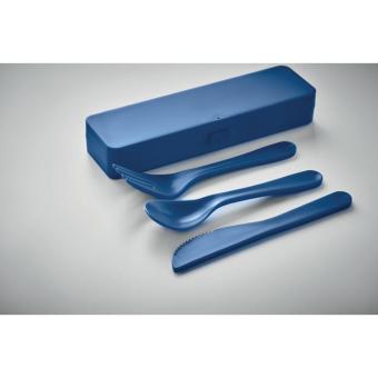 RIGATA Cutlery set  PP Aztec blue