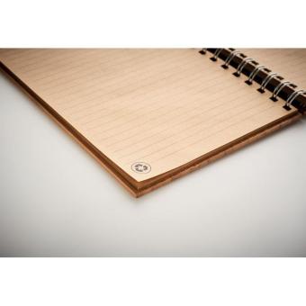 BRAM A5 ring bound Bamboo notebook Timber