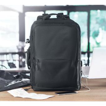 SOPHIS Rucksack 600D RPET Schwarz