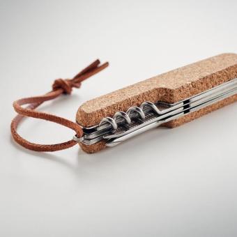 MULTIKORK Multi tool pocket knife cork Fawn