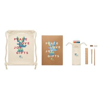 FUNDRAW Kids drawing set in drawstring Fawn