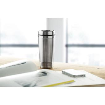RODEODRIVE Double wall travel cup 400ml Flat silver