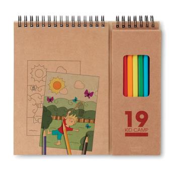 COLOPAD Colouring set with notepad Fawn