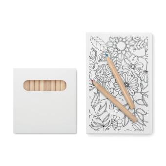 PAINT&RELAX Drawing adult set White