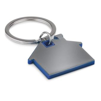 IMBA House shape plastic key ring 