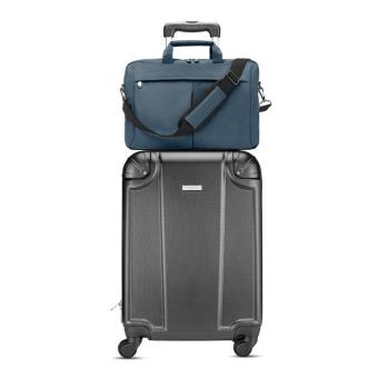 STOCKHOLM Laptop bag in 2 tone 360d Aztec blue