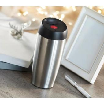 UPPSALA Trinkbecher Edelstahl 350ml Silber matt